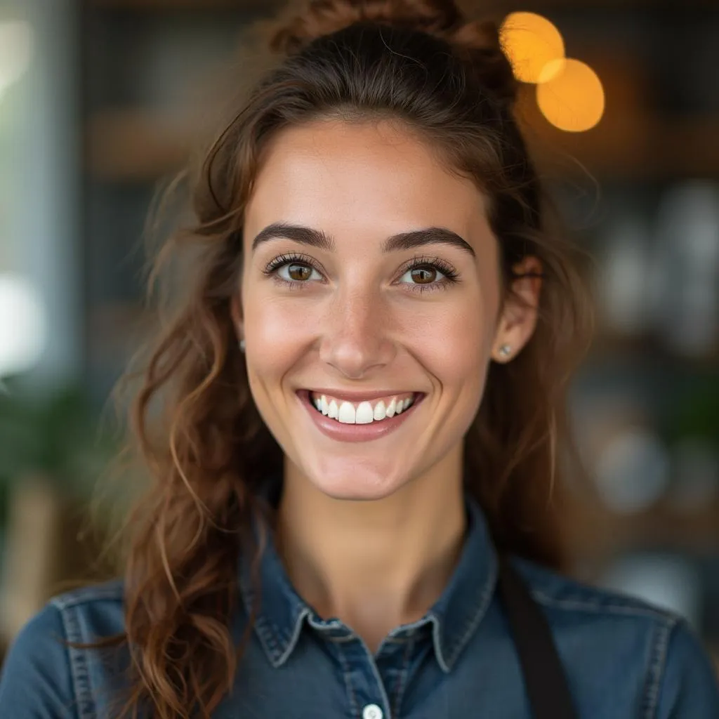 Sophie dans son nouveau rôle